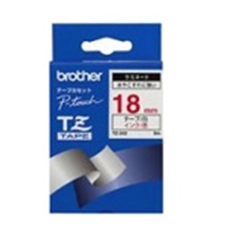 Brother | 242 | Laminated tape | Thermal | Red on white | Roll (1.8 cm x 8 m) - 3